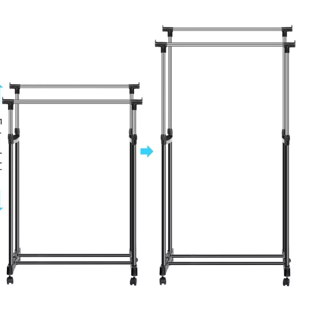 Miniatura 2 de Tendedero Perchero Colgador Ropa Doble